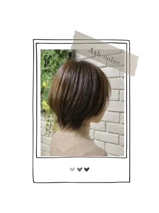 ショート カラー ☘️ motion ALOE ☘️のヘアスタイル