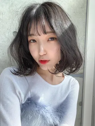 ミディアム 🫧レイヤーカット ・ハッシュ🫧龍星のヘアスタイル