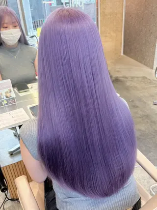 ロング カラー 失敗しないハイトーン ✨ハッシュカットミワのヘアスタイル
