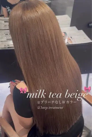 ロング カラー 五味 亜有里のヘアスタイル