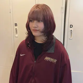 ミディアム カラー ヘアアレンジ makoto / 韓国風ヘア🎀🪄︎のヘアスタイル