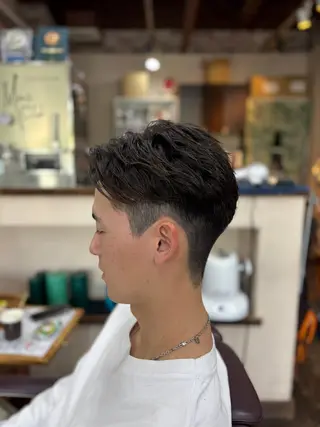 パーマ メンズ 生駒のパーマ達人 FEELけんけんのヘアスタイル