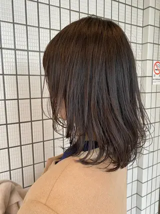 ミディアム 五十嵐ゆり 美髪カラー 武蔵小杉のヘアスタイル