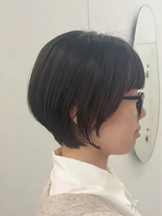 ショート まあるいショートボブ 🐥廣瀬そらのヘアスタイル
