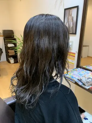 ロング カラー サトウ シューイチのヘアスタイル