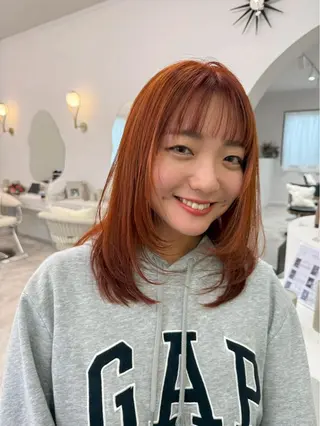 ミディアム 澤石 陸舞のヘアスタイル