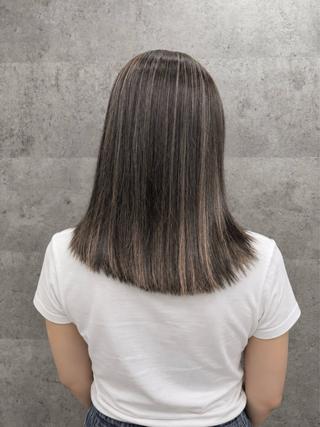 ミディアム 🤍HIKARI🤍 ハイライトのヘアスタイル