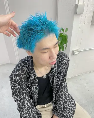 ショート カラー メンズ 艶髪/透明感カラー tawadaのヘアスタイル