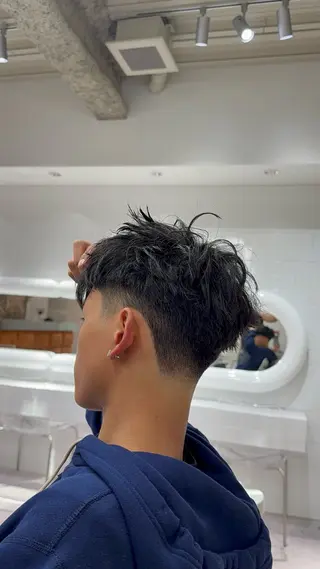 ショート メンズ メンズ特化/フェード /パーマ/渋谷/千尋のヘアスタイル