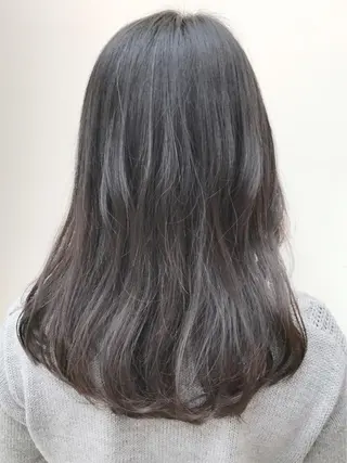 セミロング カラー メンズカット/パーマ 深浦 庄晴のヘアスタイル