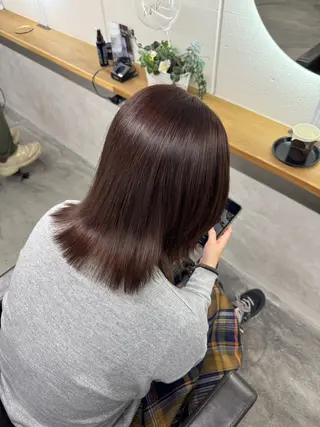 ミディアム BLINK 心斎橋のヘアスタイル