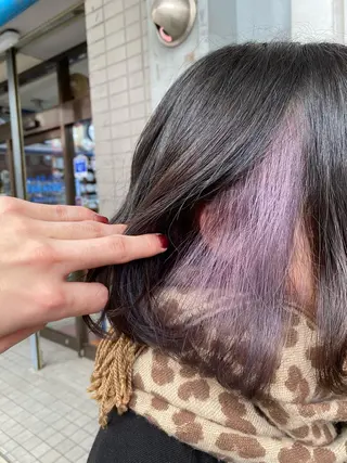 ショート ゆぴ☾/推しカラー /ハイトーンのヘアスタイル