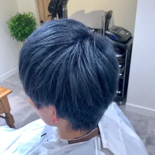 ショート カラー メンズ navile原宿 yumaのヘアスタイル
