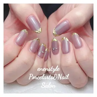ミディアム ネイル 🐾enen style 🐾のネイルデザイン