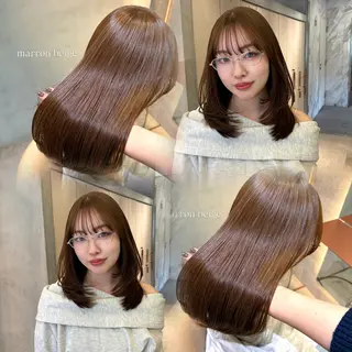 ロング 顔周りレイヤーカット /髪質改善/ゆう🤍のヘアスタイル