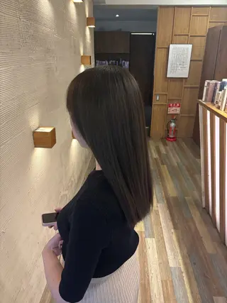 ロング カラー yuzuki Agu臼井のヘアスタイル