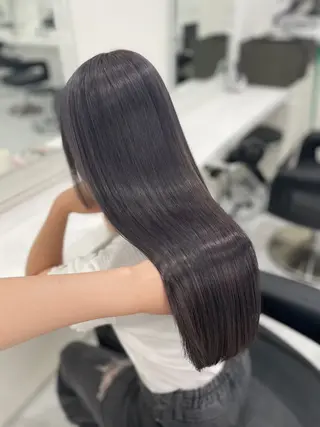 ロング カラー 𓏸レイヤー髪質改善 透けカラーカノン🫧のヘアスタイル