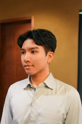 パーマ メンズ メンズショート タチカワユウキのヘアスタイル