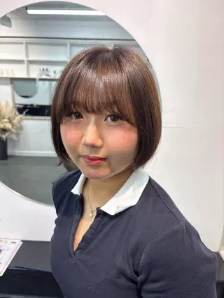 ショート カラー 横浜/✨️透明感 カラー✨️/美優のヘアスタイル