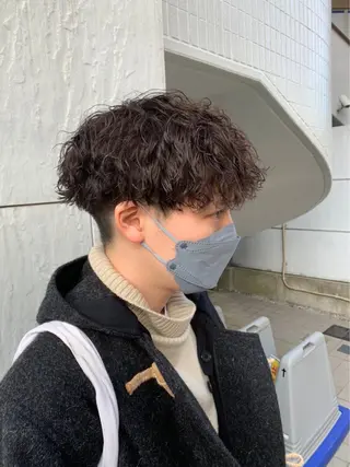 パーマ メンズ パーマ支持率No.1 店長❤️🔥安成弾のヘアスタイル