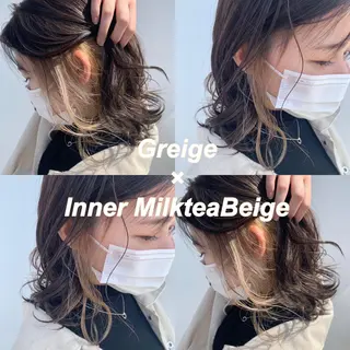 カラー 水戸/ブリーチカラー ♠️♠️會澤遼真のヘアスタイル