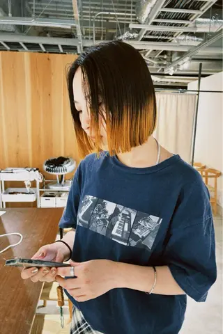 ミディアム カラー 🟧オシャレ女子多数 アツシ🟧のヘアスタイル