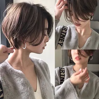 ショート 🌟デザインカラー 久保悠那のヘアスタイル