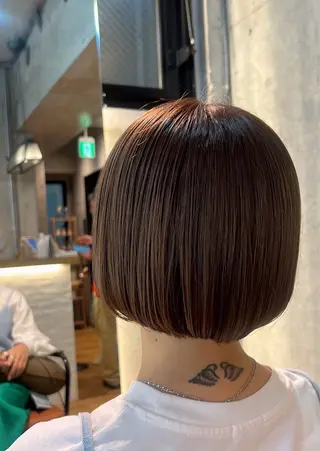 ショート カラー 岡本 蓮央のヘアスタイル