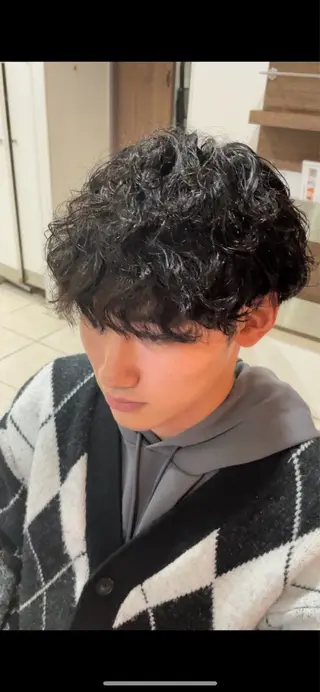 ショート パーマ メンズ 大澤　裕貴 【メンズカット】のヘアスタイル