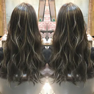 ロング カラー 重政 和樹のヘアスタイル