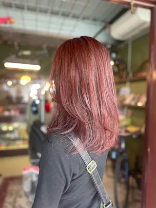 ミディアム カラー PATH-hair. storeのヘアスタイル