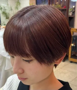 ショート カラー 熊谷 拓海のヘアスタイル