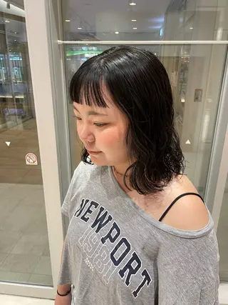 パーマ ☁️ボブパーマ/ 咲良🪄のヘアスタイル