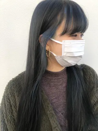 ロング カラー 透明感・艶カラー/ 坂田友梨奈のヘアスタイル