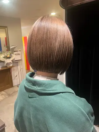 ショート カラー 川原大空 無料パーマモデル募集のヘアスタイル