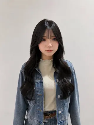 ロング カラー 髪質改善 艶髪矯正 エクステ かいり✂️のヘアスタイル