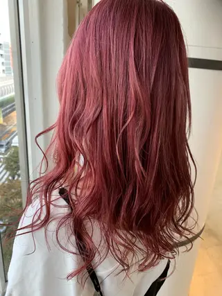 セミロング カラー LUXBE LUCEのヘアスタイル