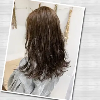 ミディアム カラー 縮毛矯正/髪質改善 ⭐️レイヤーの達人悟のヘアスタイル