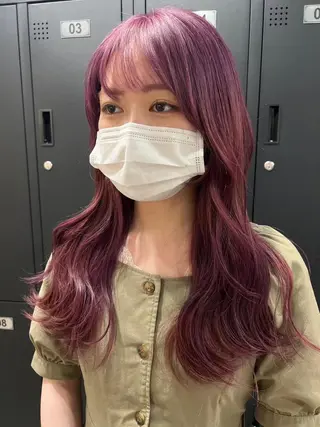 ロング カラー AIRI🦋ブリーチ /レイヤー🦋のヘアスタイル