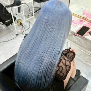 セミロング カラー メンズ ⭐️ハイトーン⭐️ 💕SAKURA💕のヘアスタイル