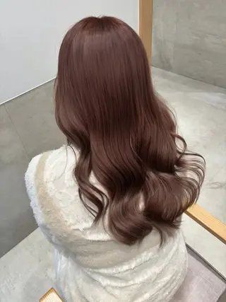 ロング カラー パーマ ヘアアレンジ 中顔面短縮カット🪽 レイヤー🥀コウヘイのヘアスタイル