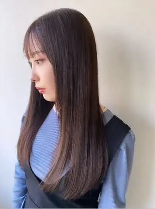 ロング 佐藤 智春のヘアスタイル