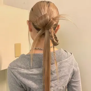 ロング ヘアアレンジ 柏木 鈴のヘアスタイル