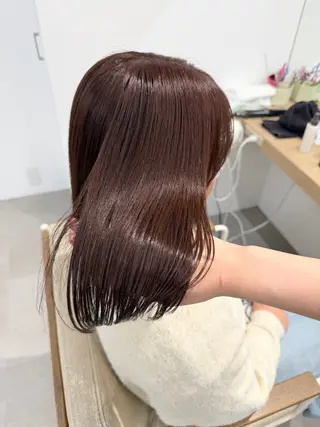 セミロング レイヤー／大宮／韓国 🤍AYA🤍のヘアスタイル