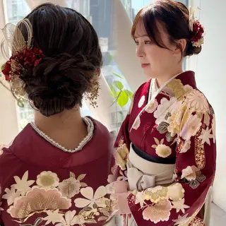 ヘアアレンジ 🤍髪質改善/酸熱× 艶カラー🤍🫧リサのヘアスタイル