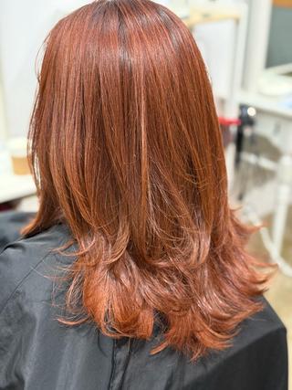 ロング カラー Snaly カラー特化ページのヘアスタイル
