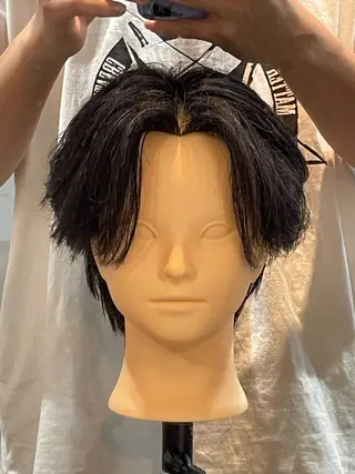 パーマ フジイ カナウのヘアスタイル