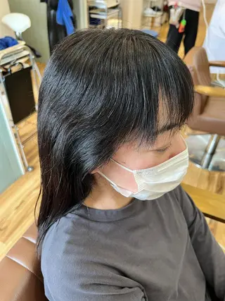 ミディアム カラー 🐰ハイトーンカラー 畠山 渡🐰のヘアスタイル