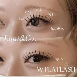 マツエク・マツパ Lani&Co. kiyoraのマツエク・マツパデザイン