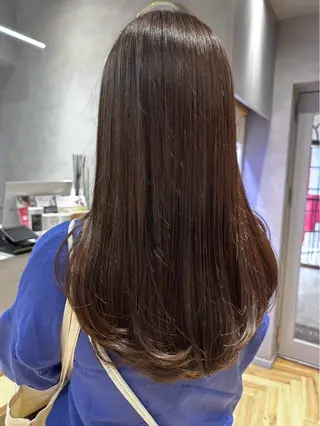 ロング 中野 栞里のヘアスタイル